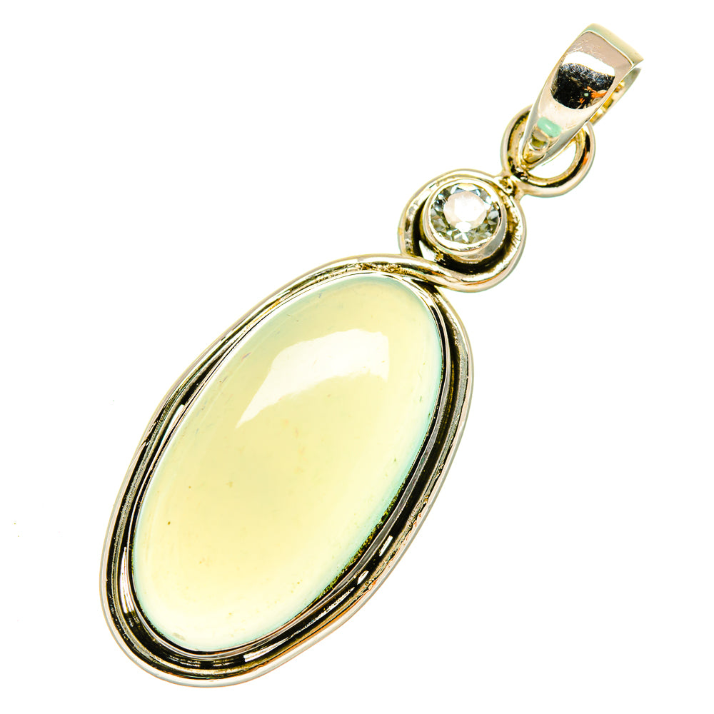 Aqua Chalcedony Pendants handcrafted by Anasilvercos - PD5348