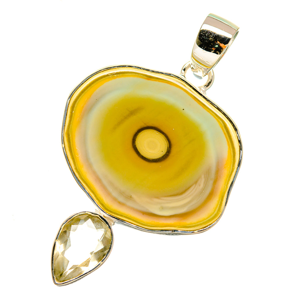 Willow Creek Jasper Pendants handcrafted by Anasilvercos - PD5349
