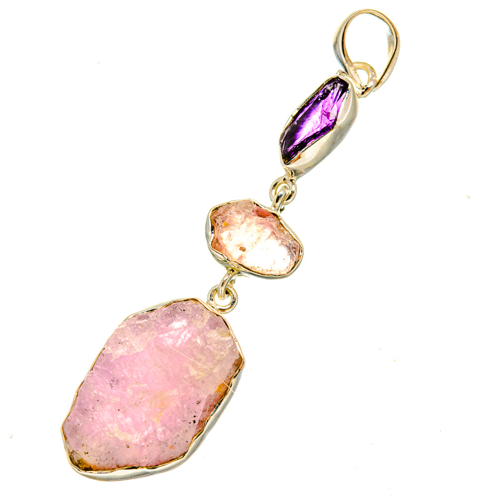 Kunzite Pendants handcrafted by Anasilvercos - PD5351
