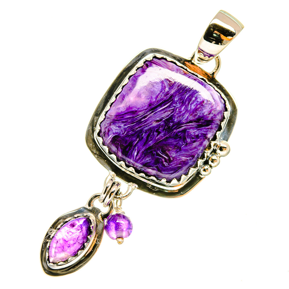 Charoite Pendants handcrafted by Anasilvercos - PD5352