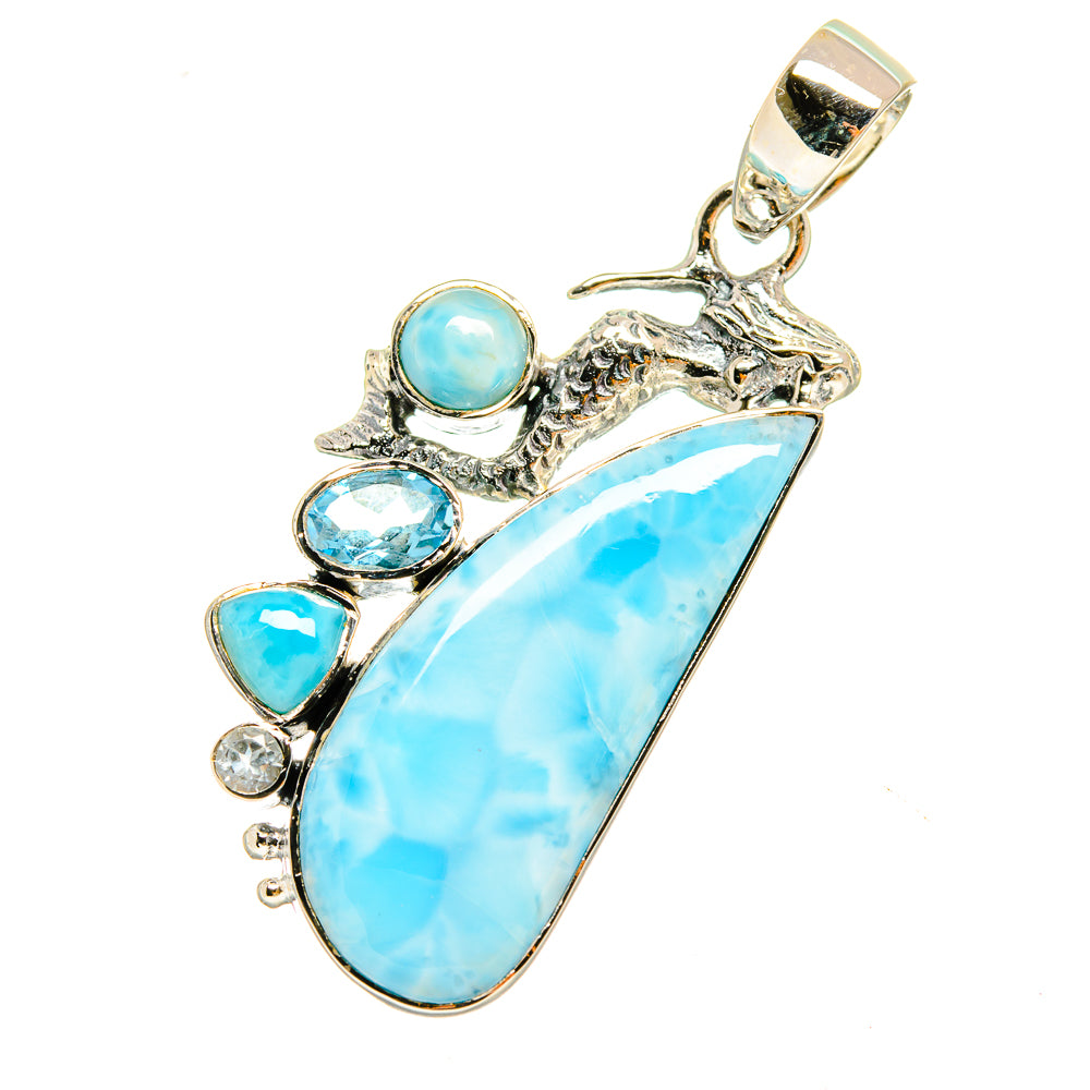Larimar Pendants handcrafted by Anasilvercos - PD5354