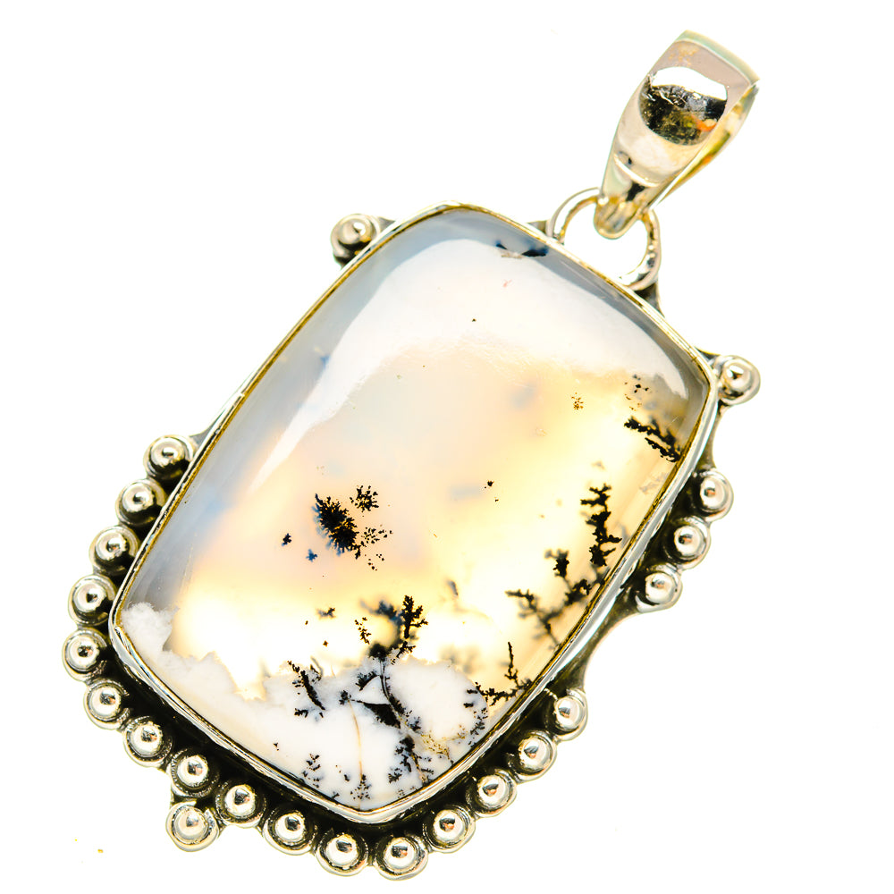 Dendritic Opal Pendants handcrafted by Anasilvercos - PD5362