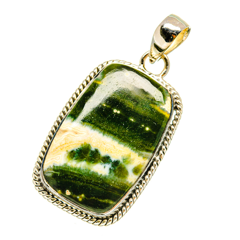 Ocean Jasper Pendants handcrafted by Anasilvercos - PD5369