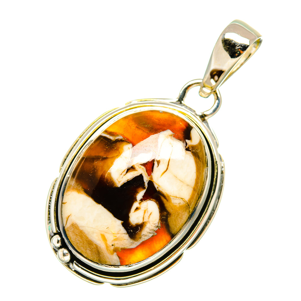 Peanut Wood Jasper Pendants handcrafted by Anasilvercos - PD5374