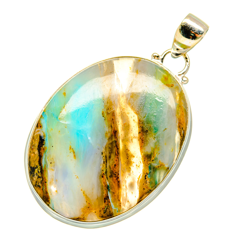 Peruvian Opal Pendants handcrafted by Anasilvercos - PD5375