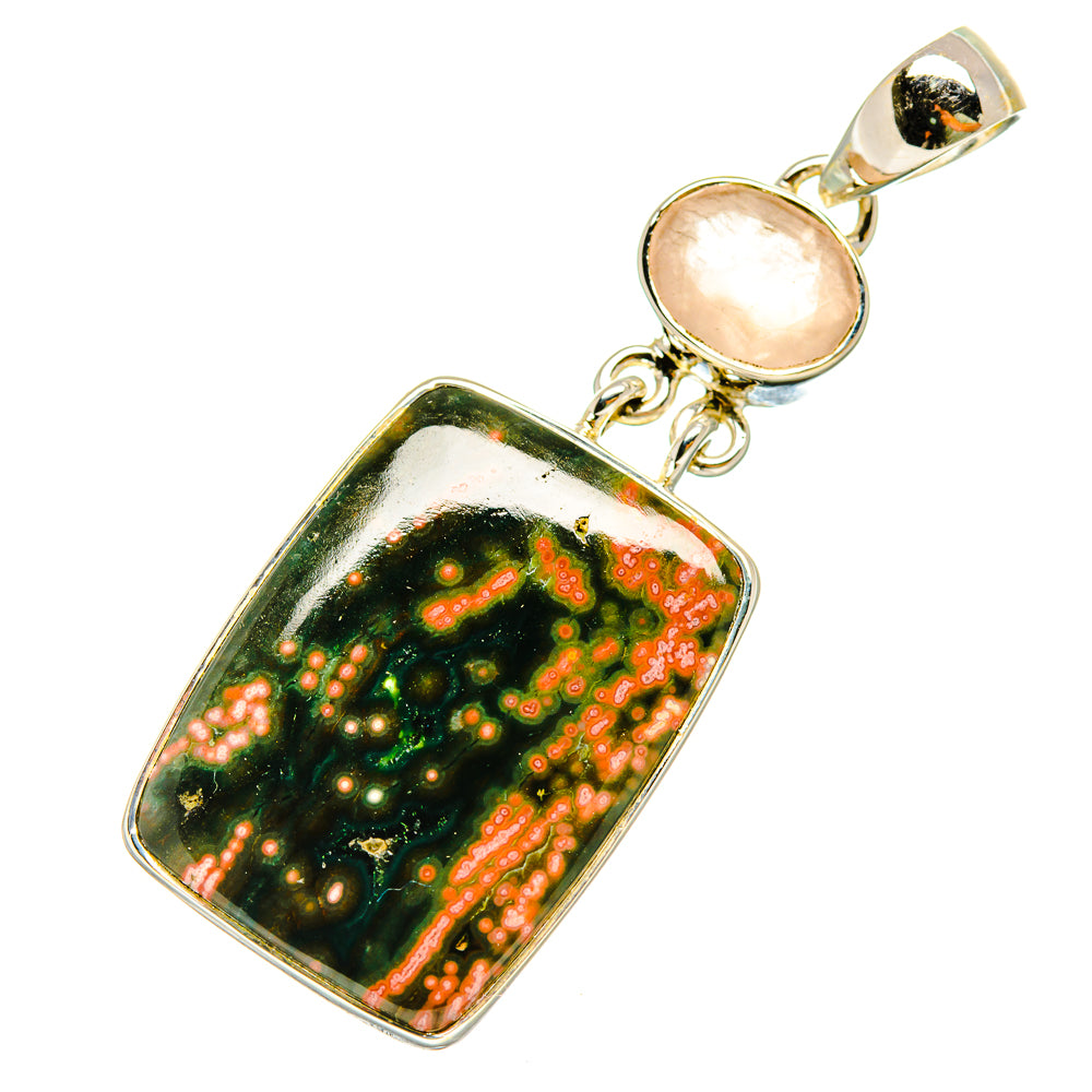 Ocean Jasper Pendants handcrafted by Anasilvercos - PD5378