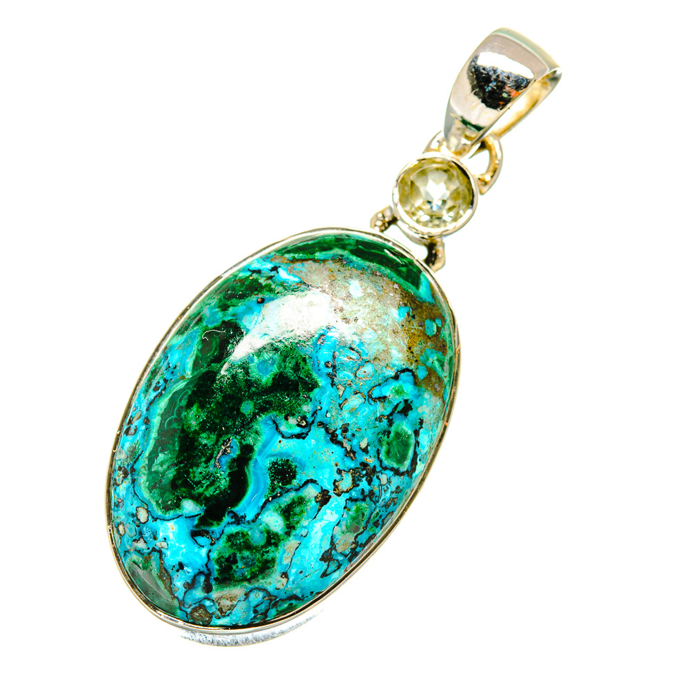 Chrysocolla Pendants handcrafted by Anasilvercos - PD5397