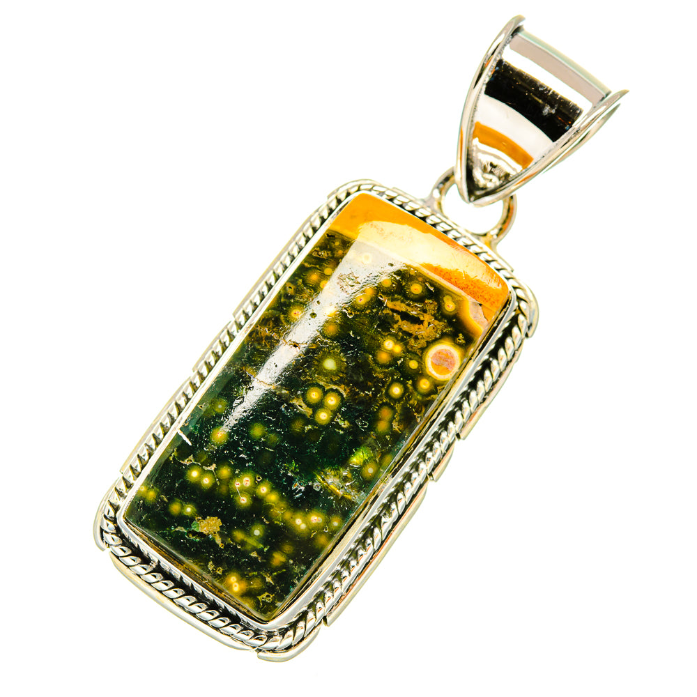 Ocean Jasper Pendants handcrafted by Anasilvercos - PD5402