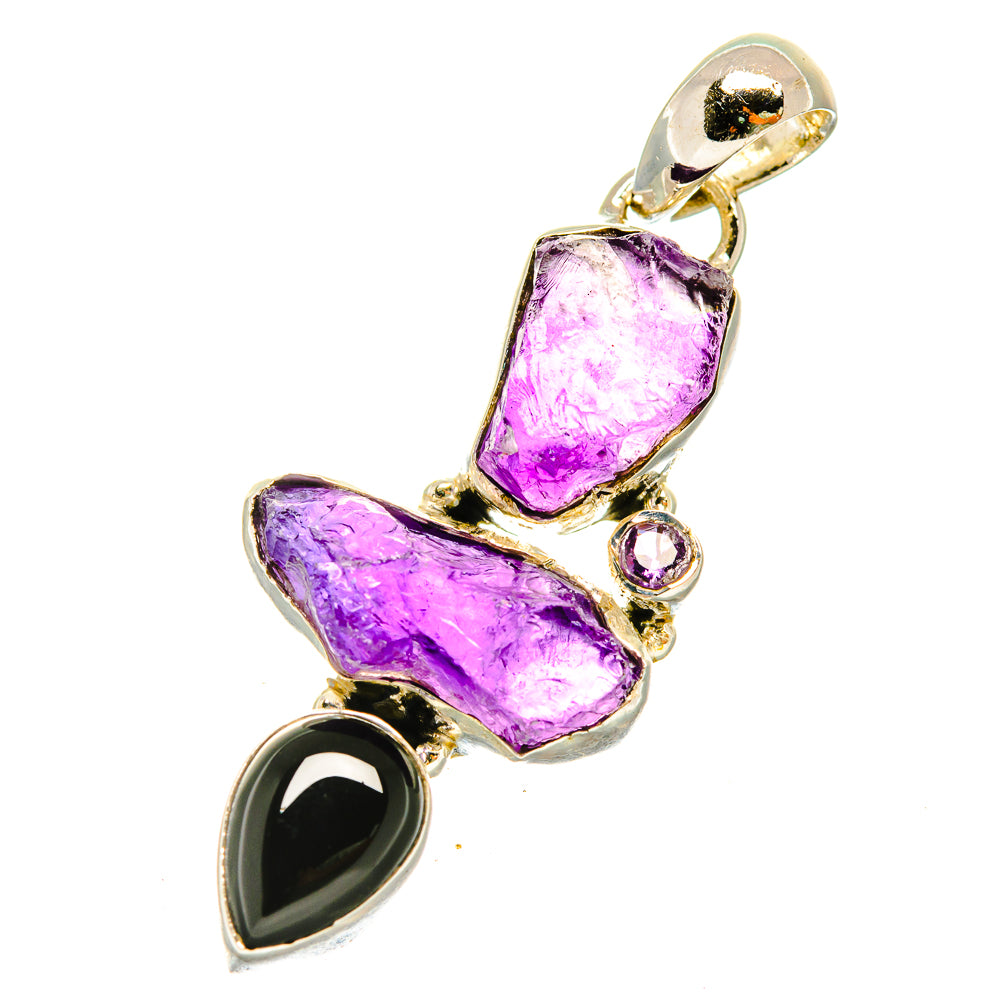 Amethyst Pendants handcrafted by Anasilvercos - PD5410