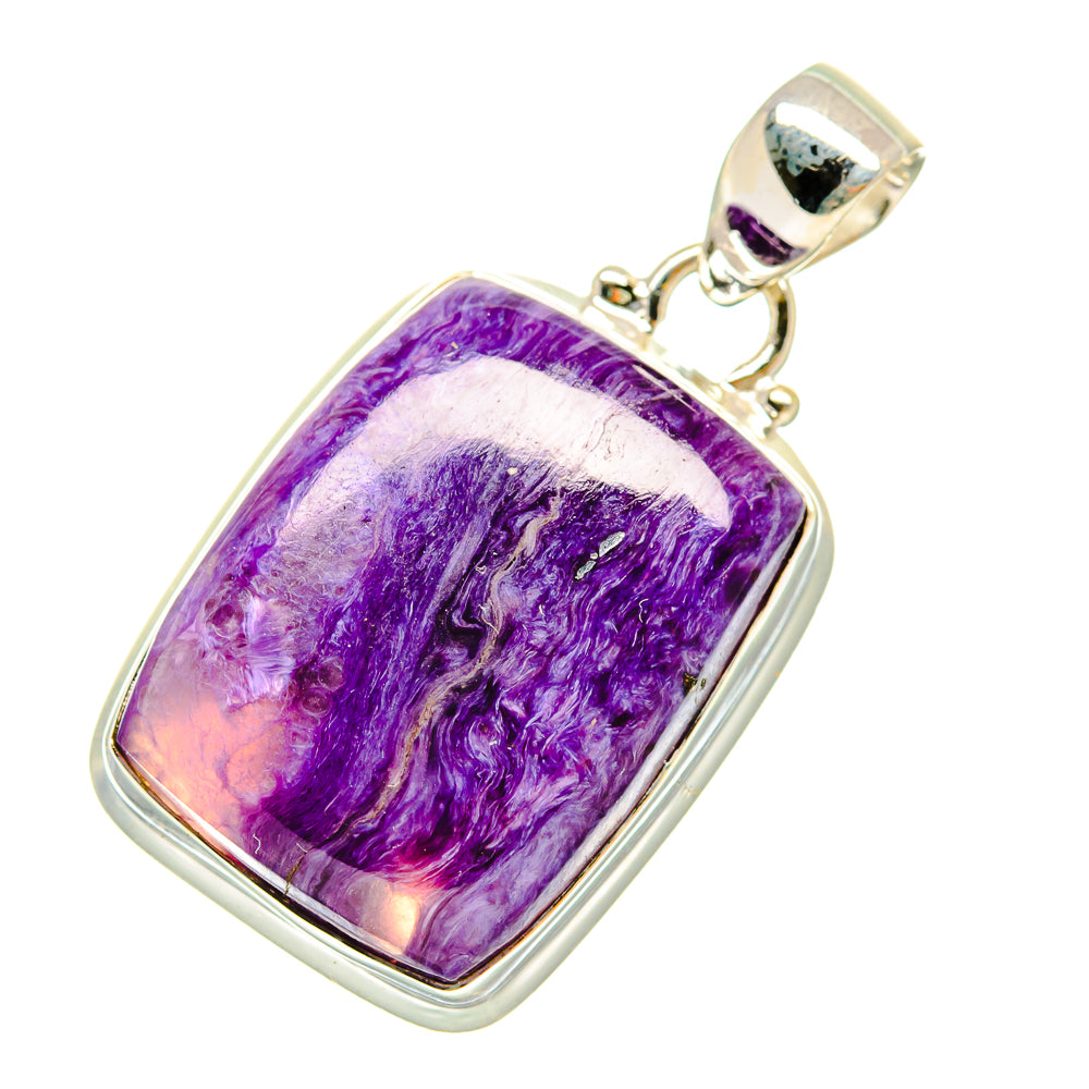 Charoite Pendants handcrafted by Anasilvercos - PD5411
