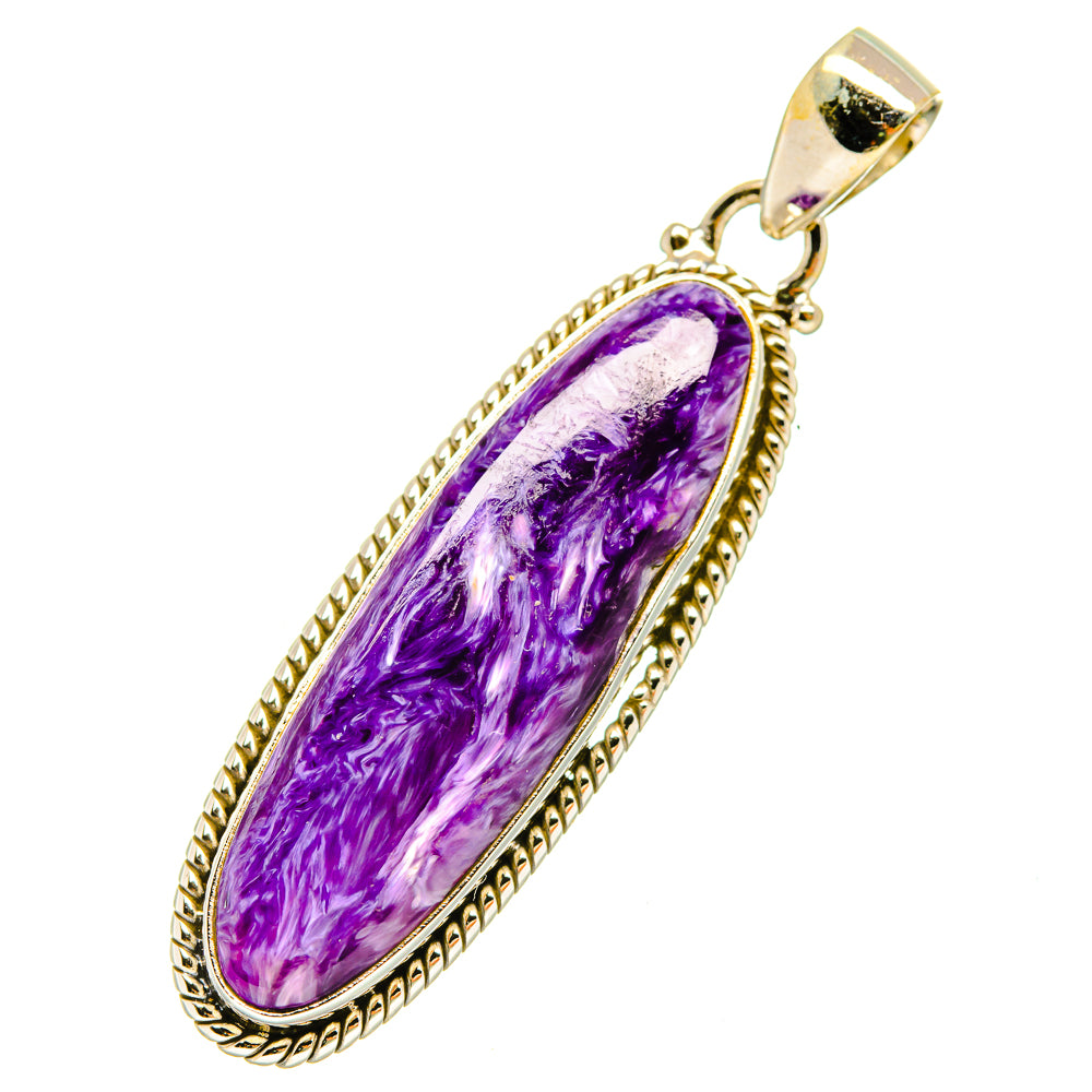 Charoite Pendants handcrafted by Anasilvercos - PD5413