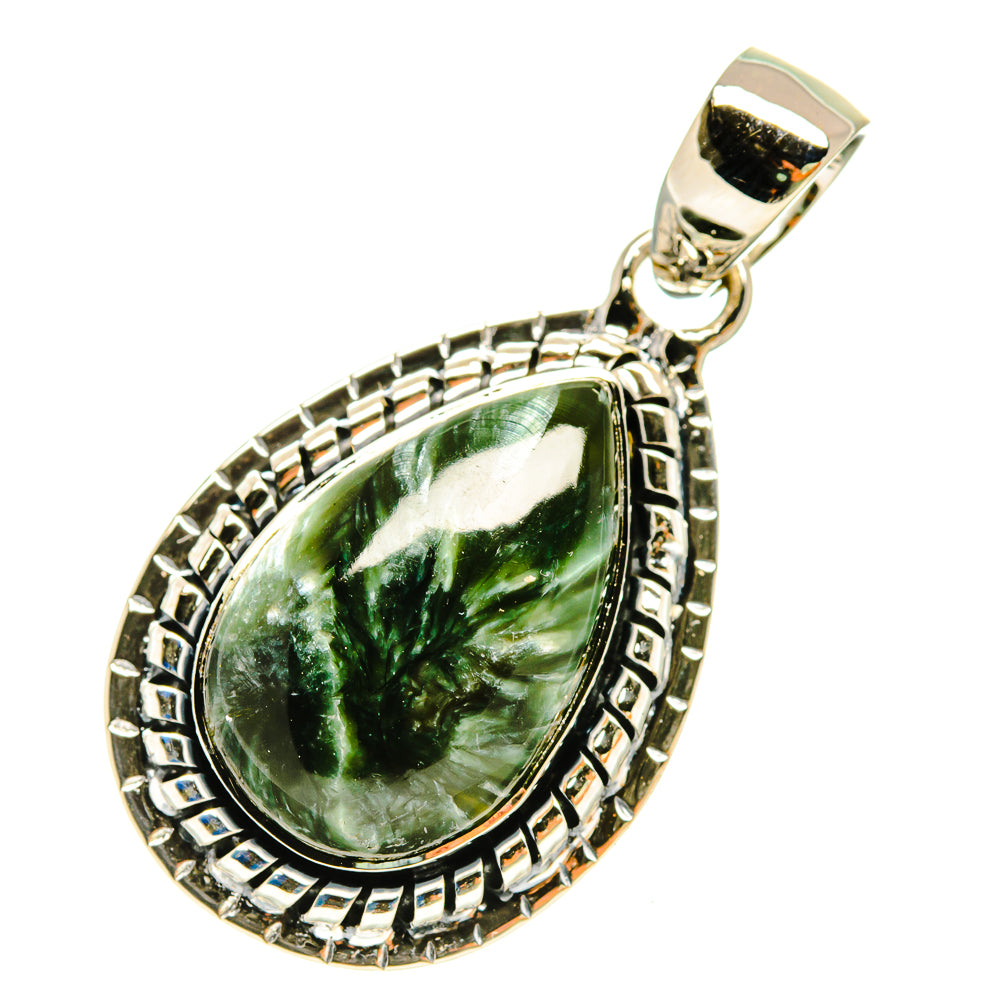 Seraphinite Pendants handcrafted by Anasilvercos - PD5430