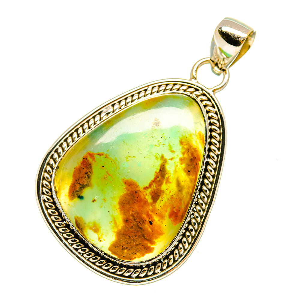 Peruvian Opal Pendants handcrafted by Anasilvercos - PD5434