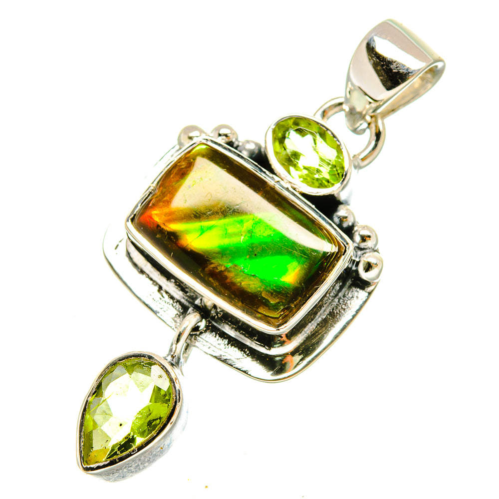 Ammolite Pendants handcrafted by Anasilvercos - PD5450