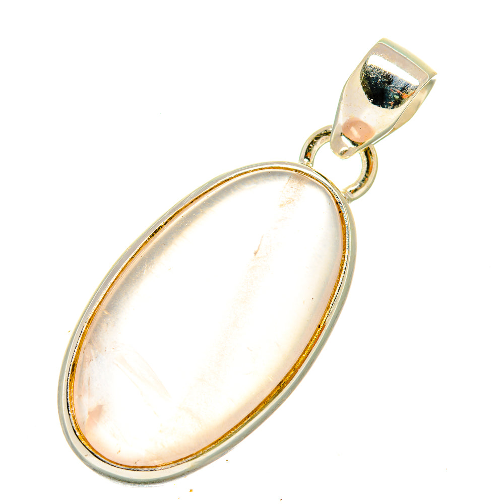 Rose Quartz Pendants handcrafted by Anasilvercos - PD5451