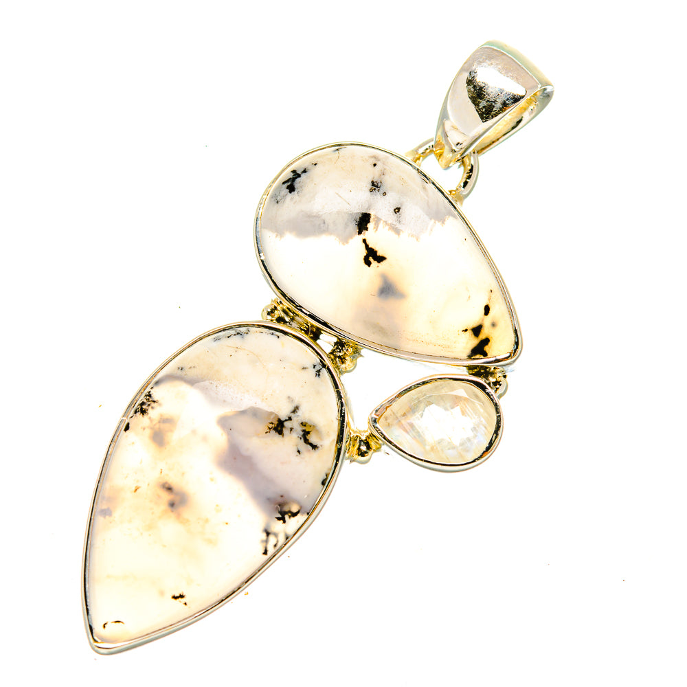 Dendritic Opal Pendants handcrafted by Anasilvercos - PD5471