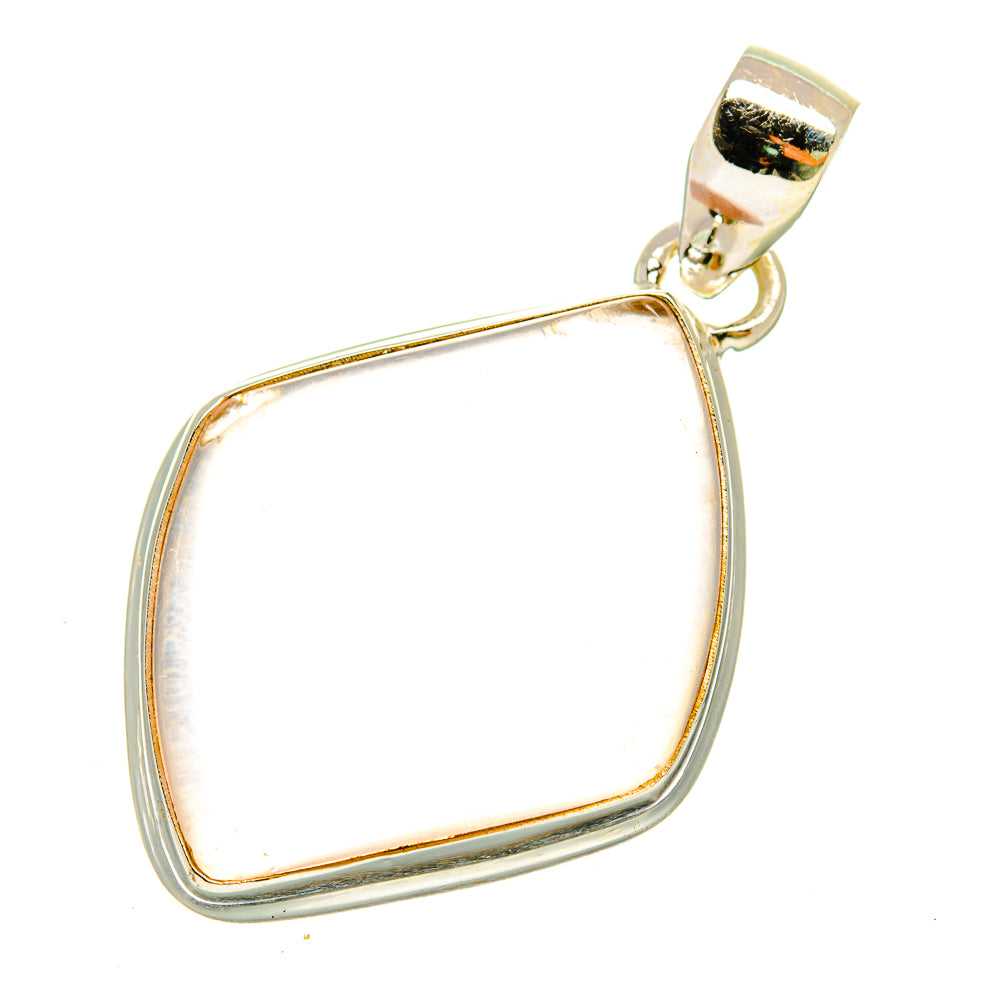Rose Quartz Pendants handcrafted by Anasilvercos - PD5475