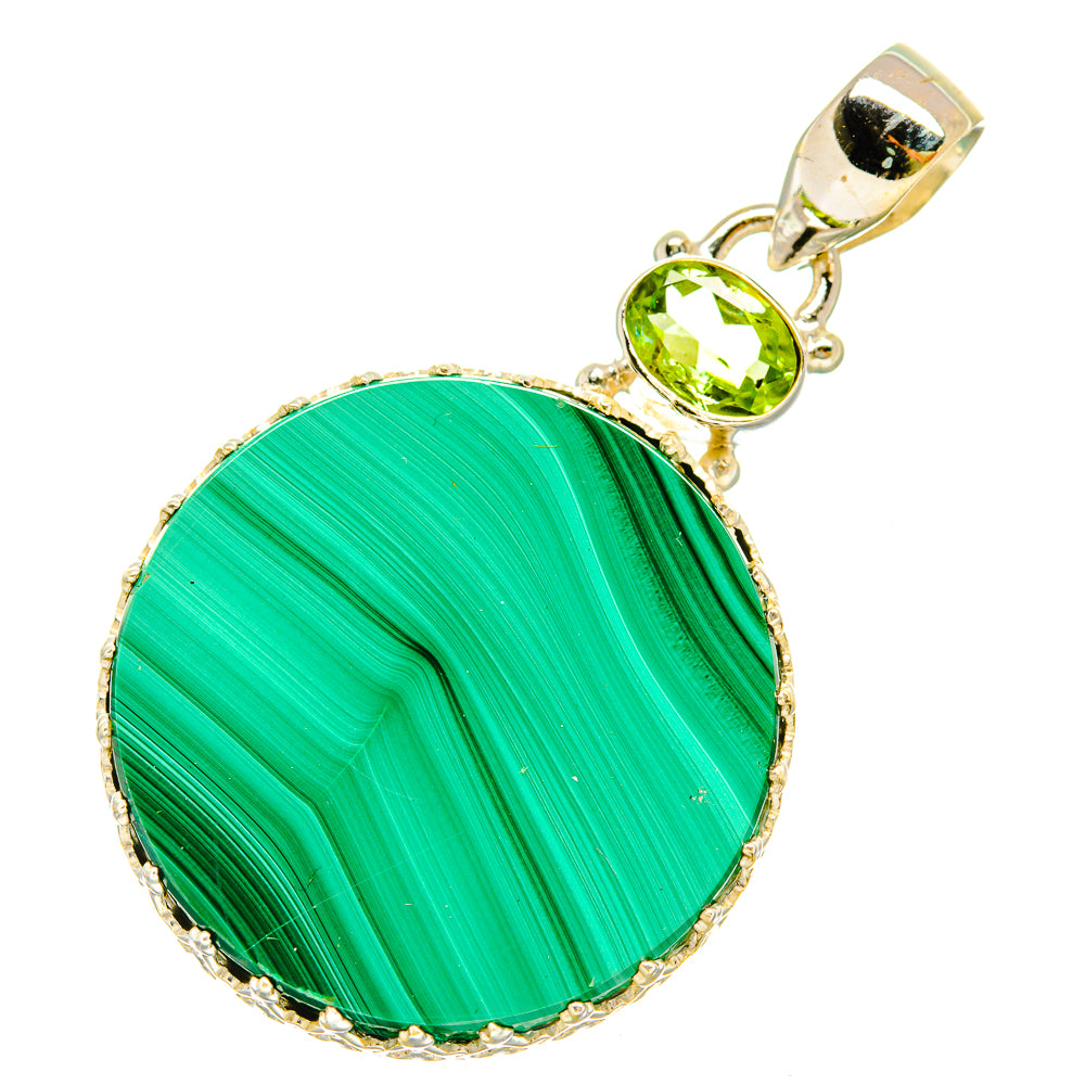 Malachite Pendants handcrafted by Anasilvercos - PD5487