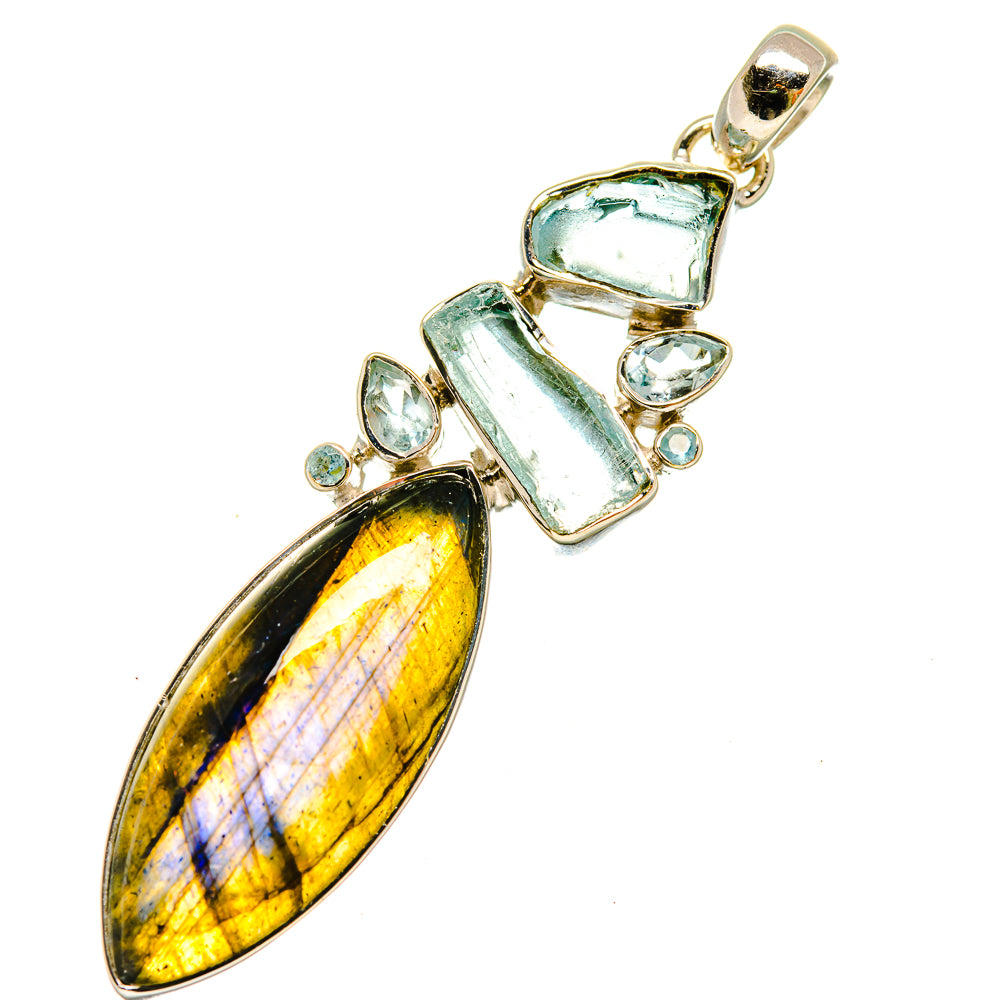 Labradorite Pendants handcrafted by Anasilvercos - PD5496