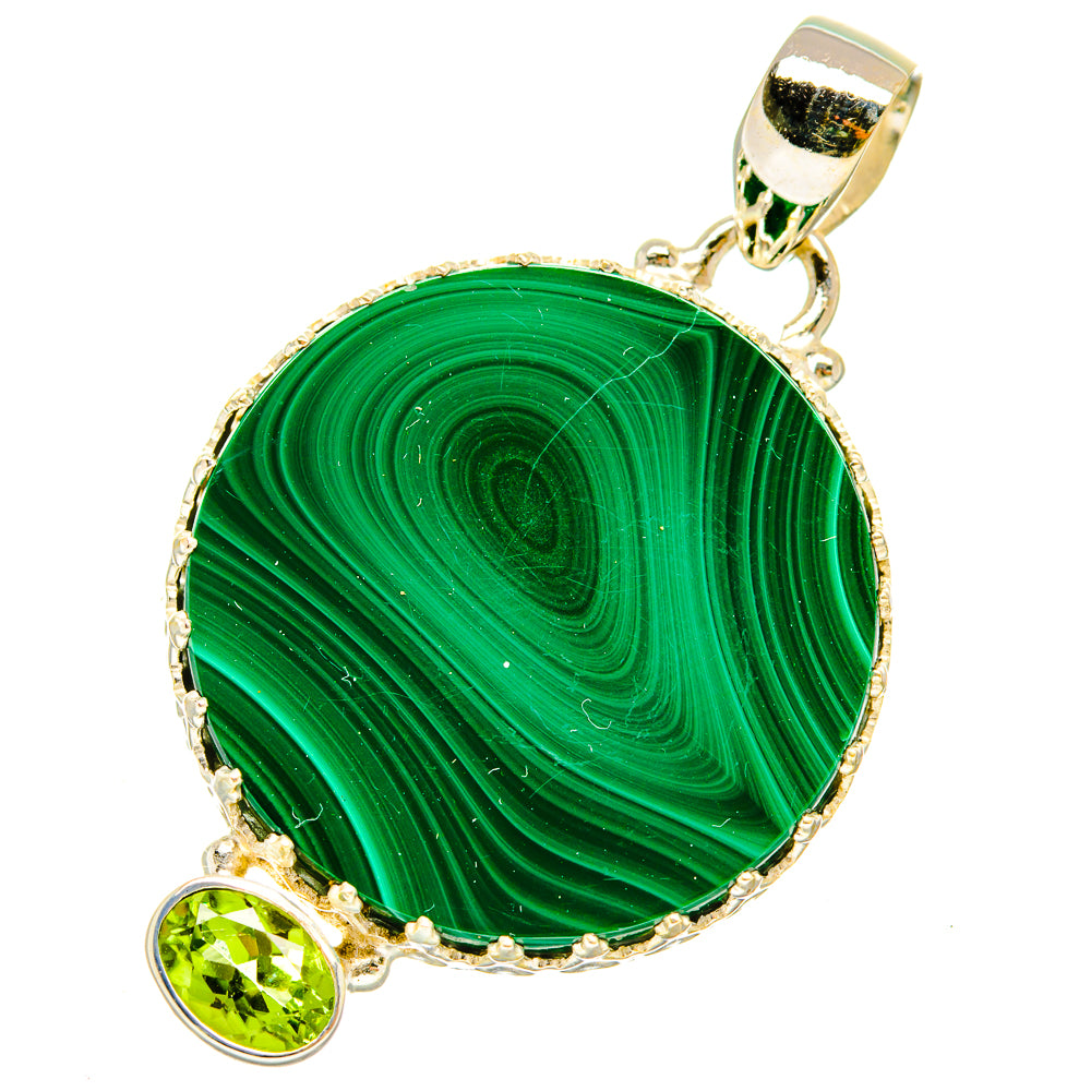Malachite Pendants handcrafted by Anasilvercos - PD5498