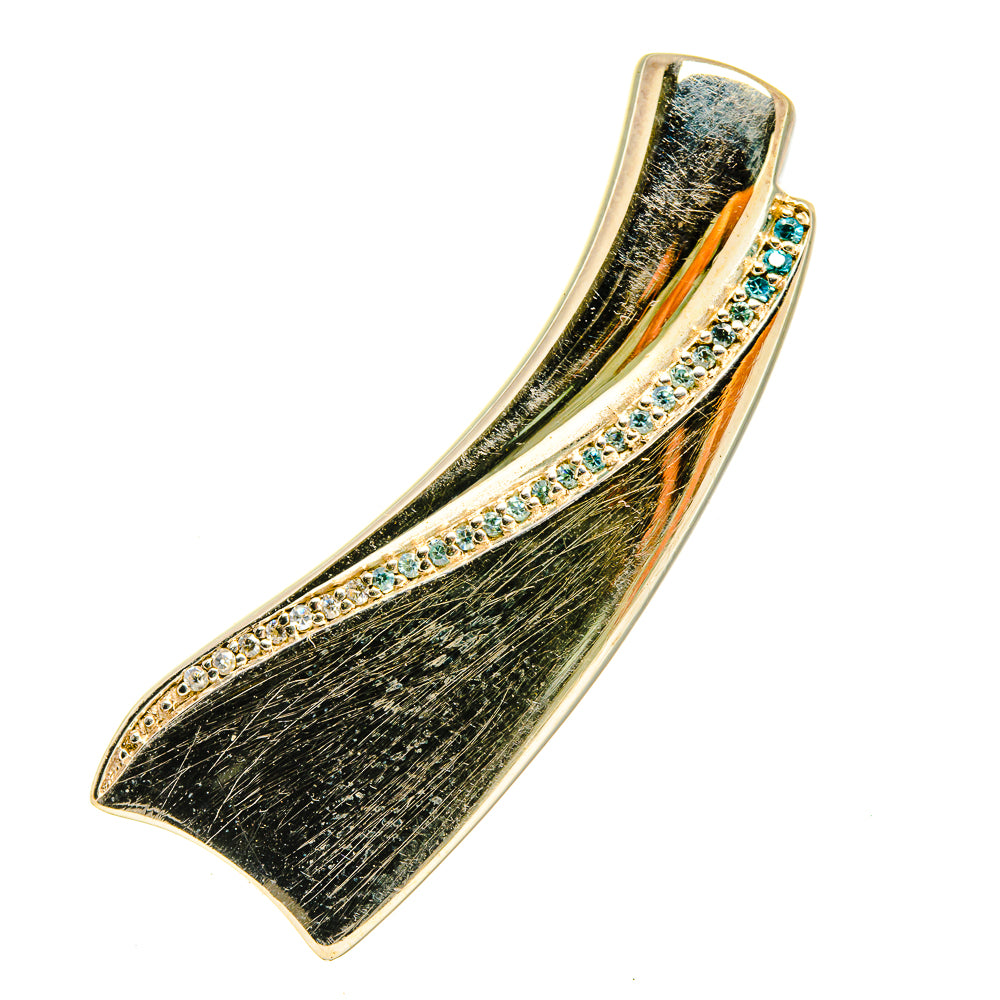 Blue Topaz Pendants handcrafted by Anasilvercos - PD5499