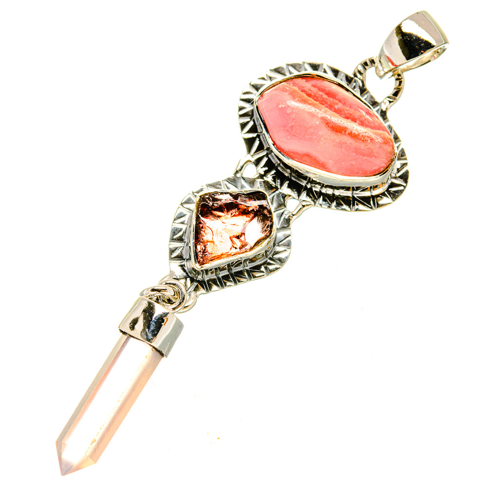 Rhodochrosite Pendants handcrafted by Anasilvercos - PD5506