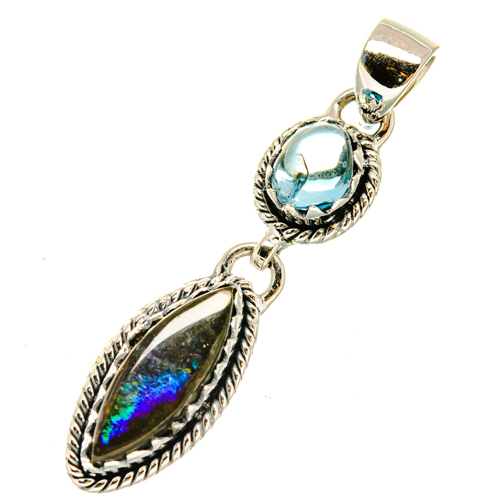 Ammolite Pendants handcrafted by Anasilvercos - PD5510