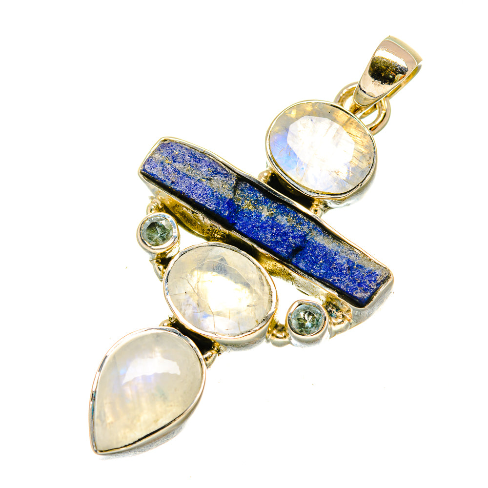 Lapis Lazuli Pendants handcrafted by Anasilvercos - PD5515