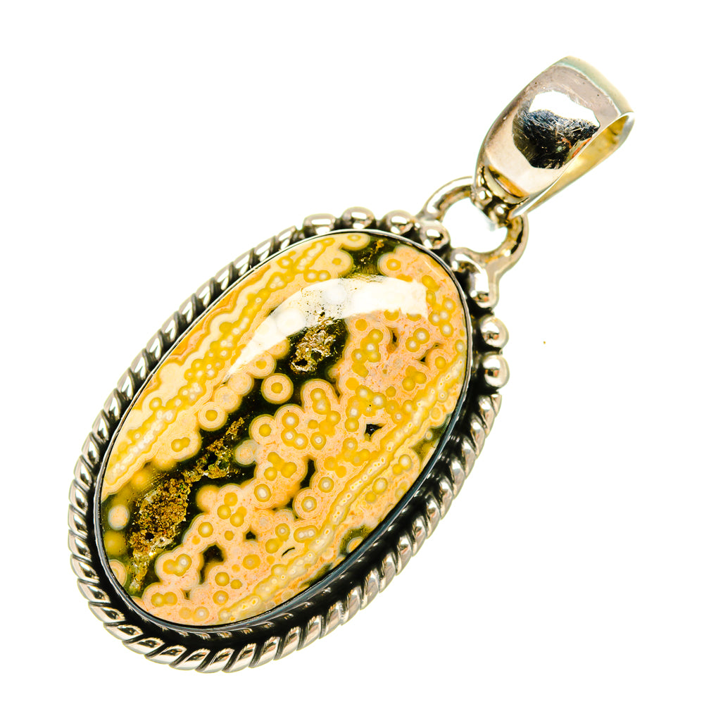 Ocean Jasper Pendants handcrafted by Anasilvercos - PD5516