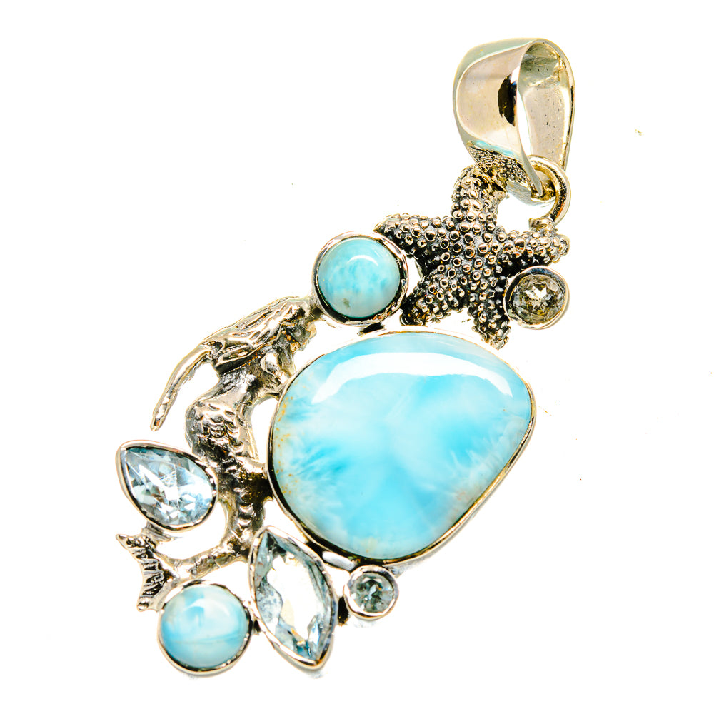 Larimar Pendants handcrafted by Anasilvercos - PD5539