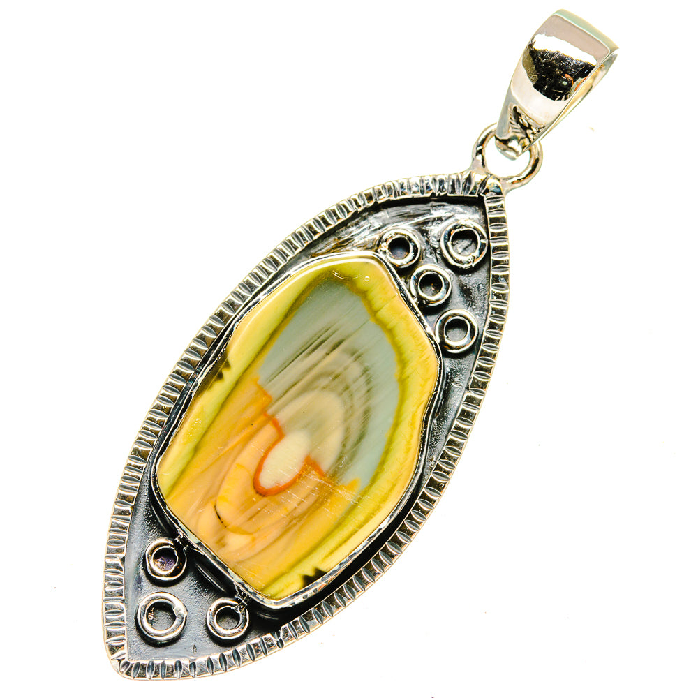 Willow Creek Jasper Pendants handcrafted by Anasilvercos - PD5540