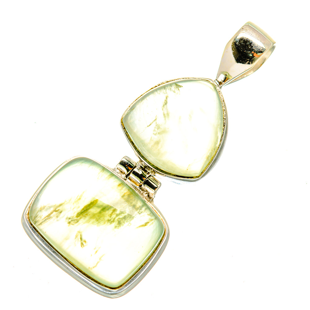 Prehnite Pendants handcrafted by Anasilvercos - PD5552