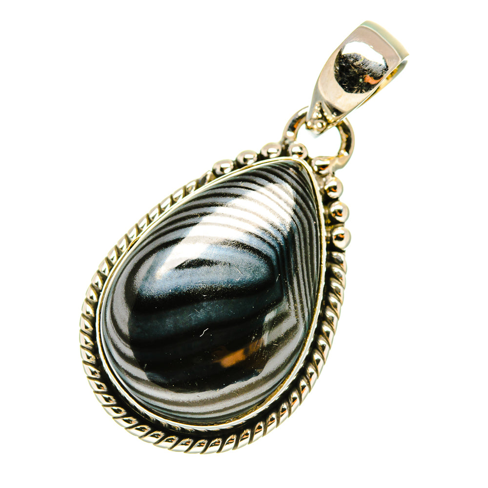 Psilomelane Pendants handcrafted by Anasilvercos - PD5556