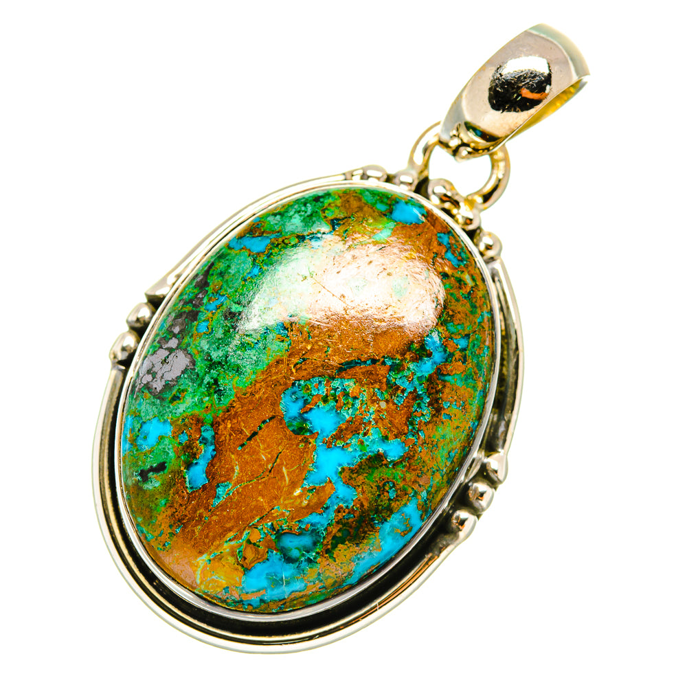 Chrysocolla Pendants handcrafted by Anasilvercos - PD5558