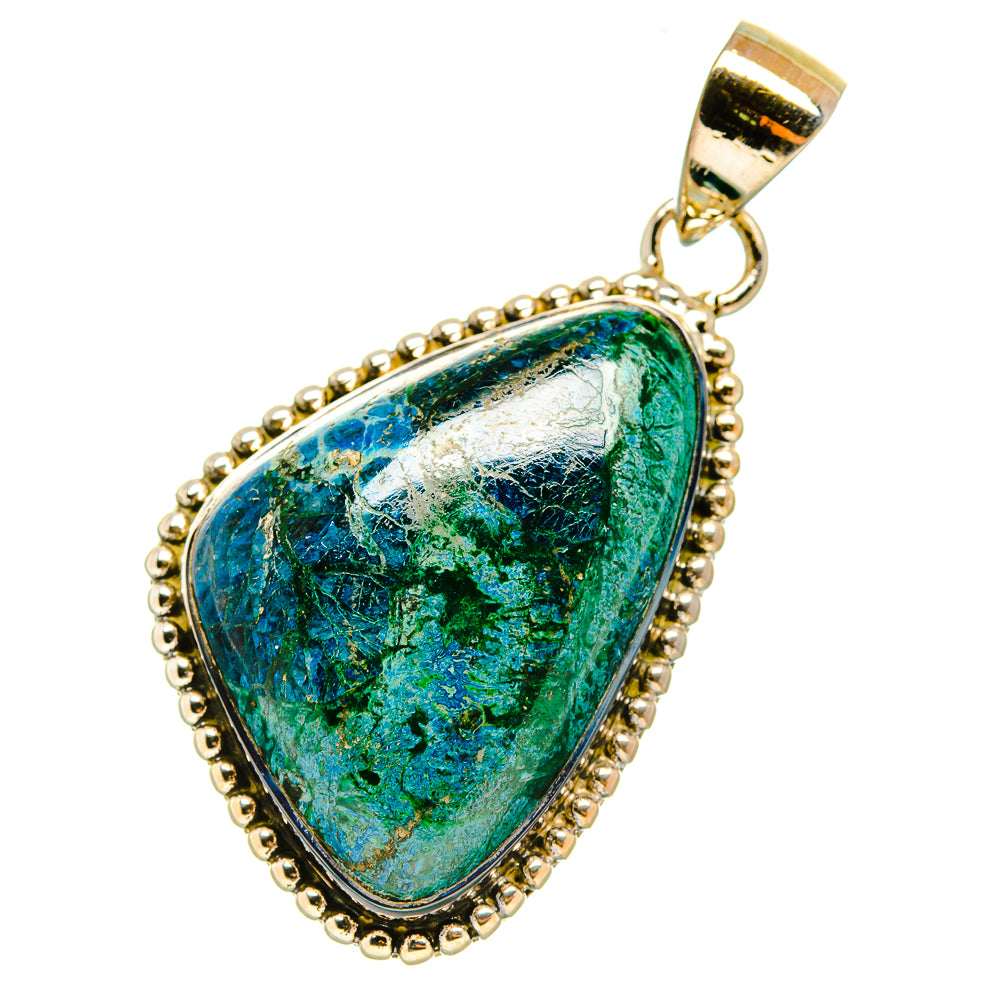 Chrysocolla Pendants handcrafted by Anasilvercos - PD5559