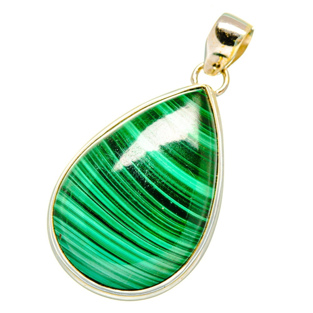 Malachite Pendants handcrafted by Anasilvercos - PD5560