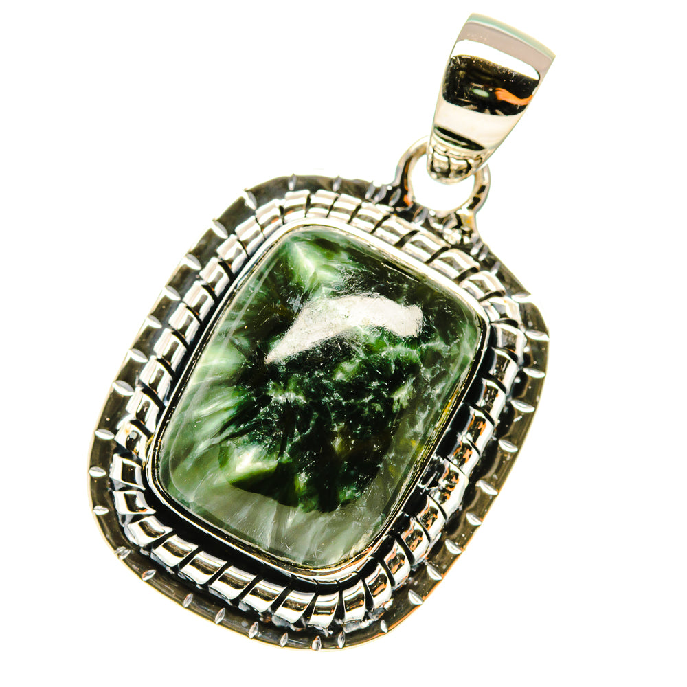 Seraphinite Pendants handcrafted by Anasilvercos - PD5564