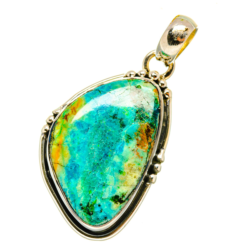 Chrysocolla Pendants handcrafted by Anasilvercos - PD5565
