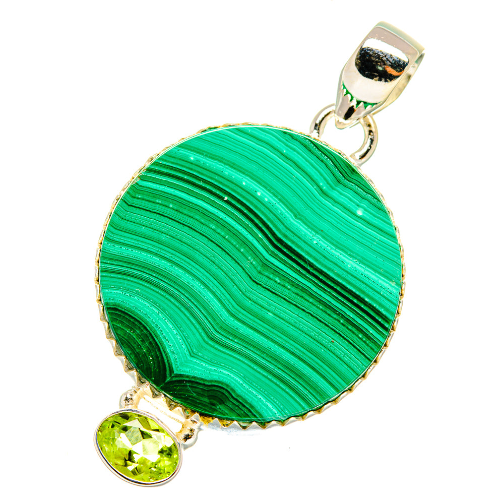Malachite Pendants handcrafted by Anasilvercos - PD5566