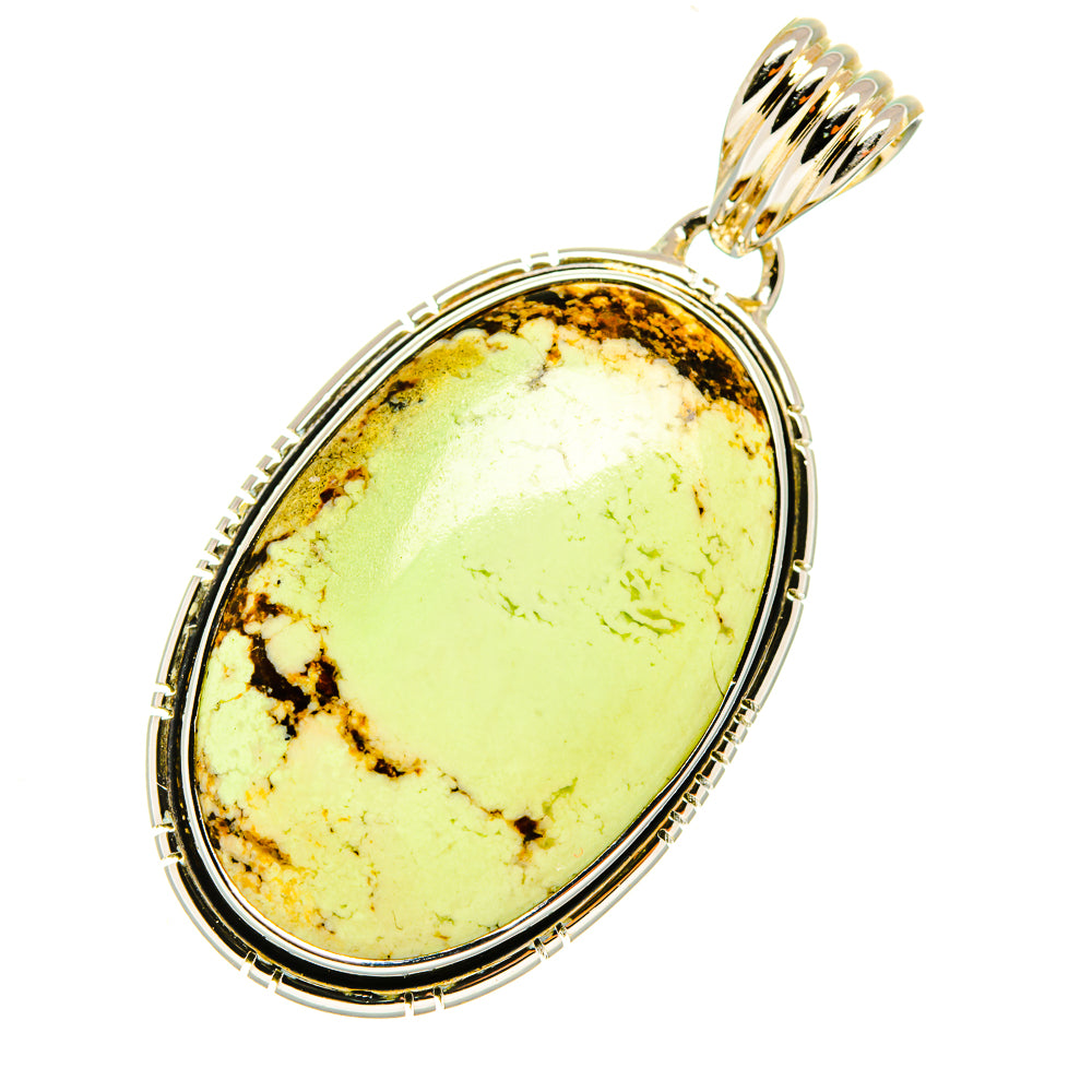 Lemon Chrysoprase Pendants handcrafted by Anasilvercos - PD5575