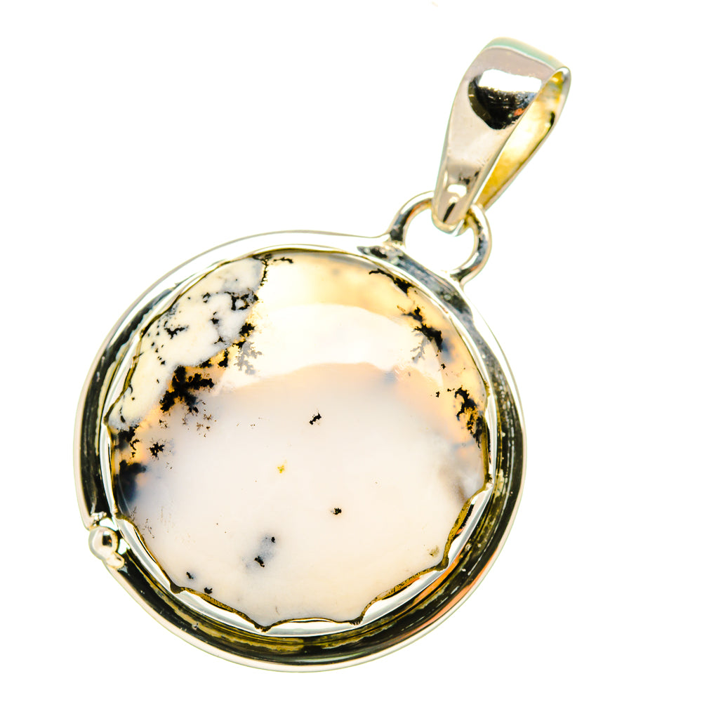 Dendritic Opal Pendants handcrafted by Anasilvercos - PD5577