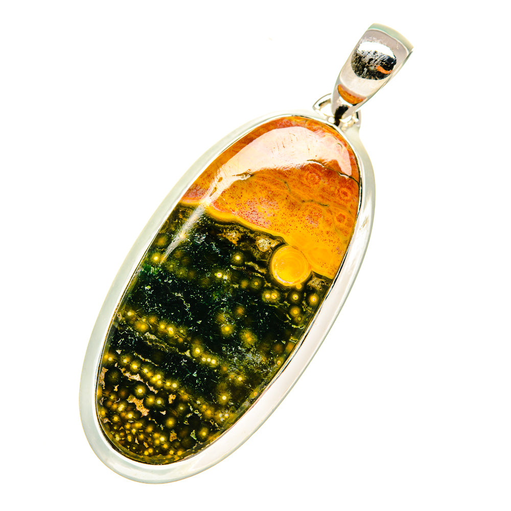 Ocean Jasper Pendants handcrafted by Anasilvercos - PD5589