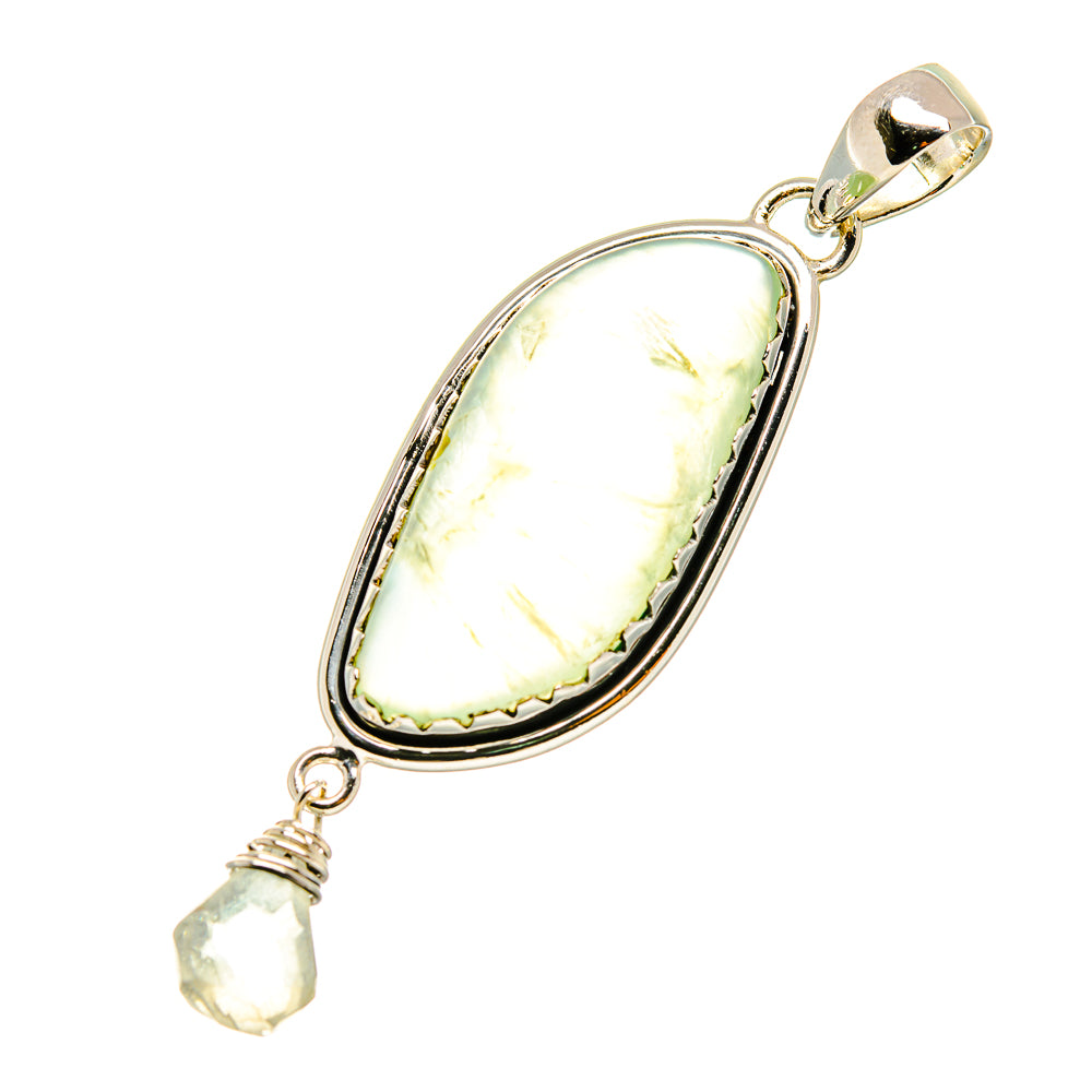 Prehnite Pendants handcrafted by Anasilvercos - PD5617