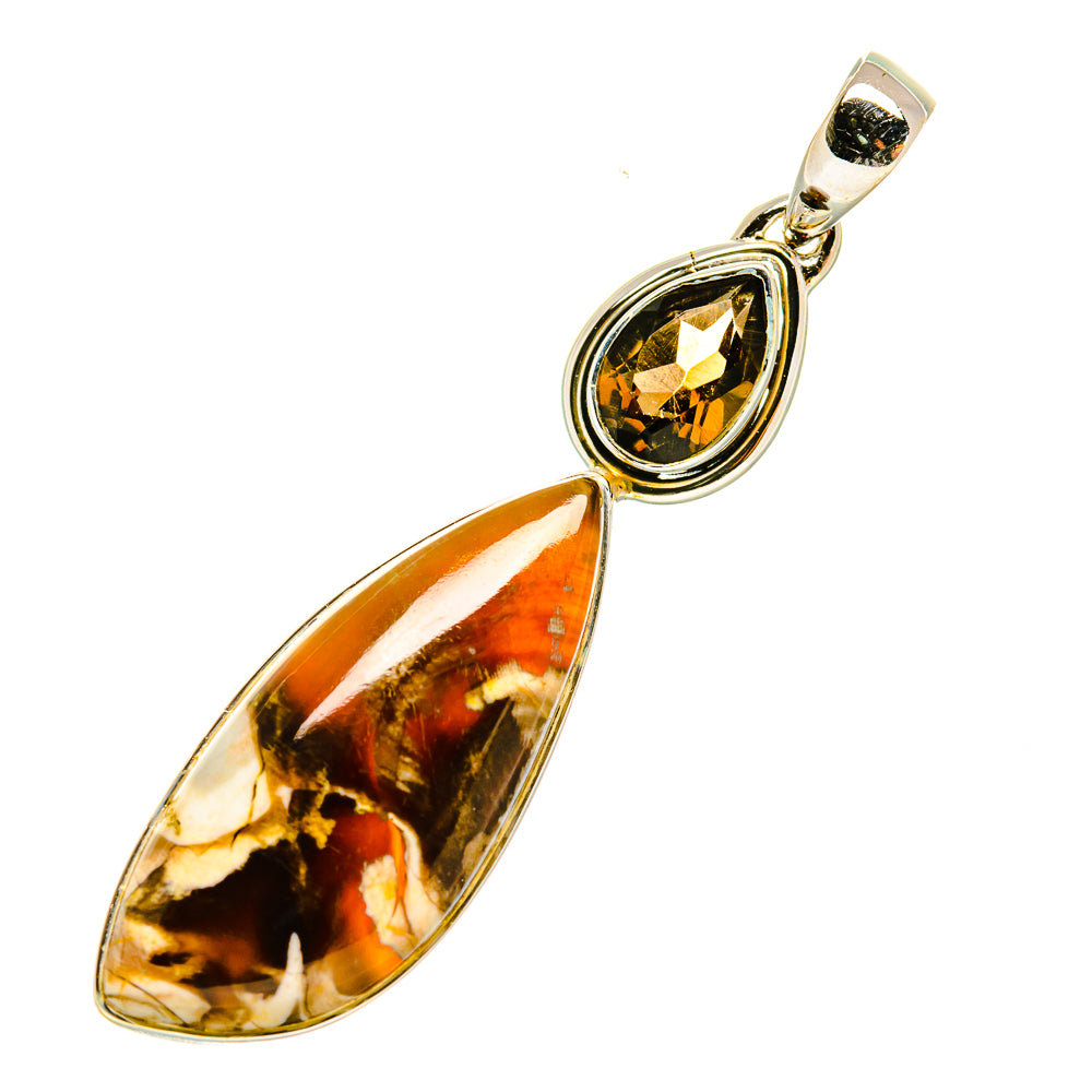 Peanut Wood Jasper Pendants handcrafted by Anasilvercos - PD5628