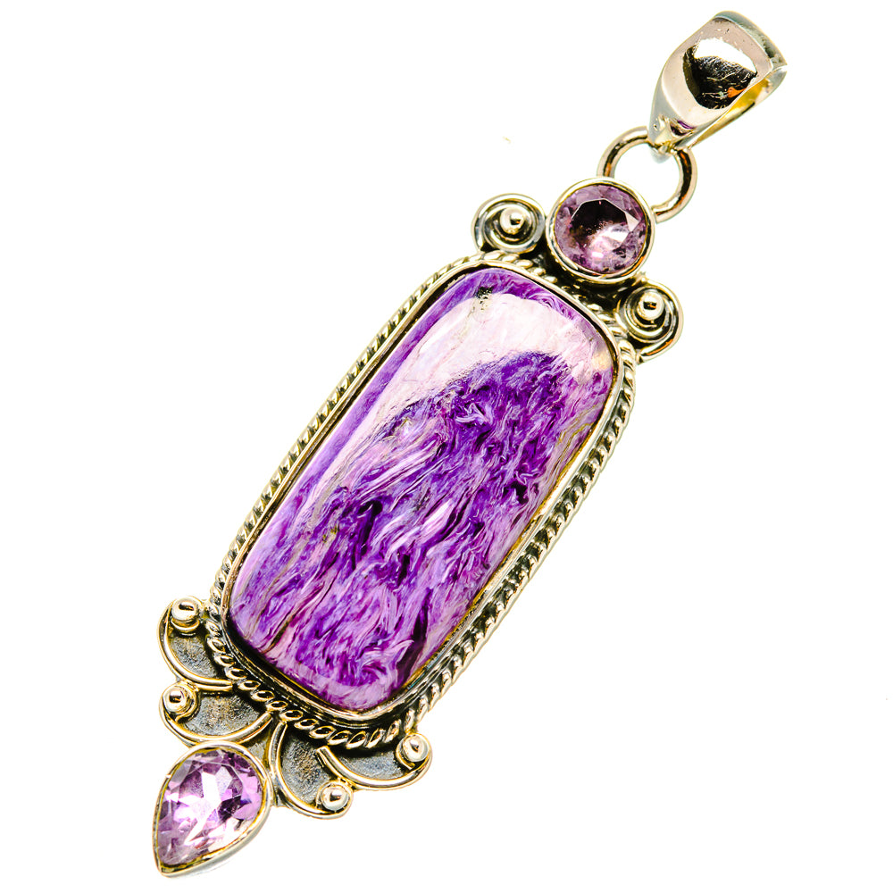 Charoite Pendants handcrafted by Anasilvercos - PD5633