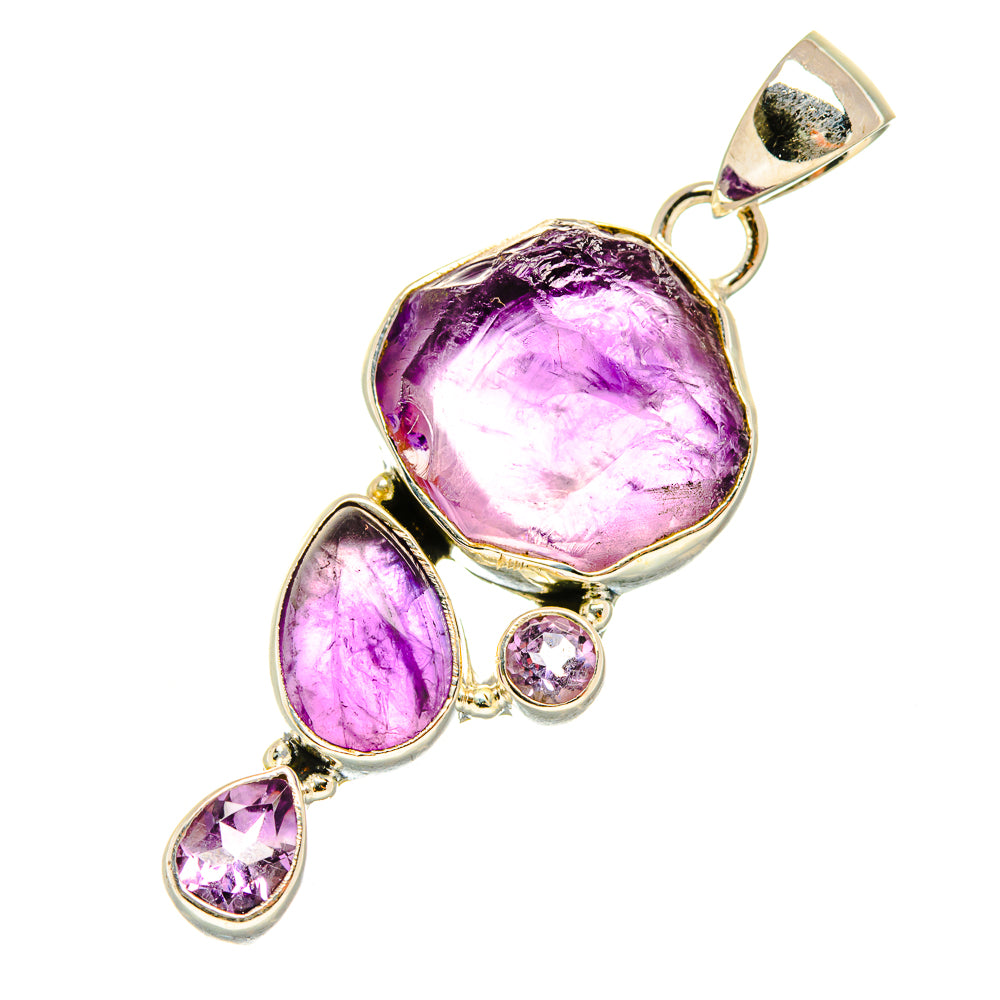 Amethyst Pendants handcrafted by Anasilvercos - PD5635