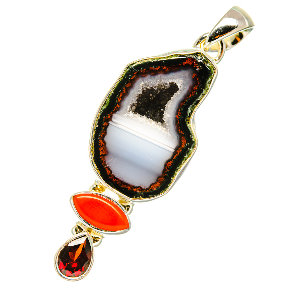 Coconut Geode Druzy Pendants handcrafted by Anasilvercos - PD5640