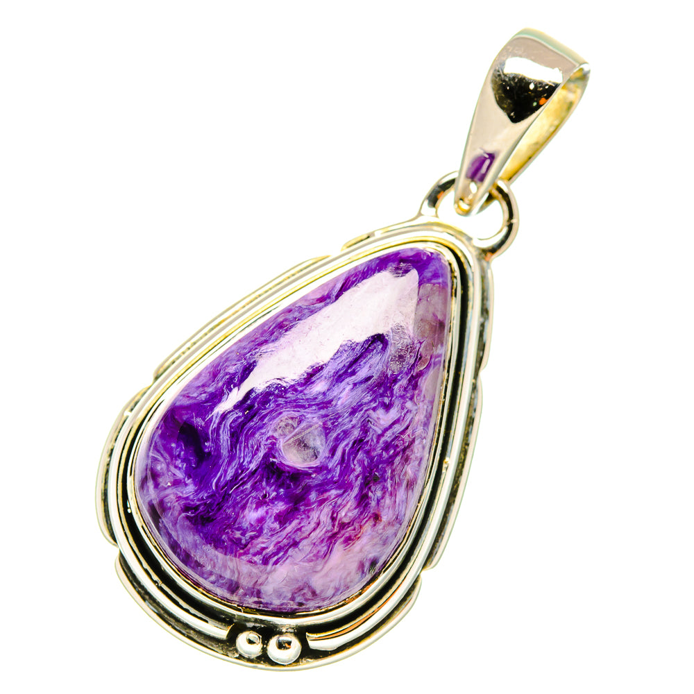 Charoite Pendants handcrafted by Anasilvercos - PD5649