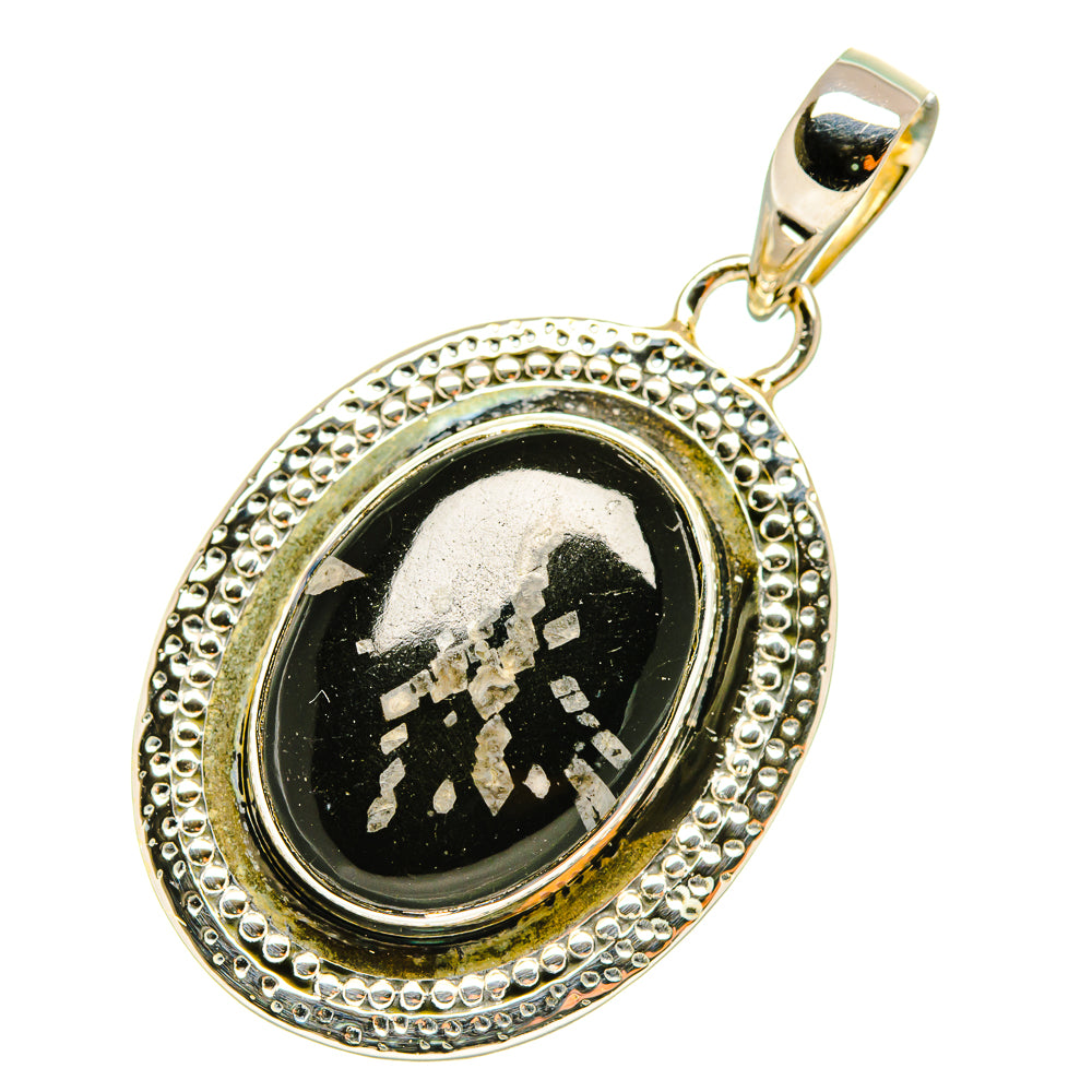 Chrysanthemum Stone Pendants handcrafted by Anasilvercos - PD5665 - Photo 2