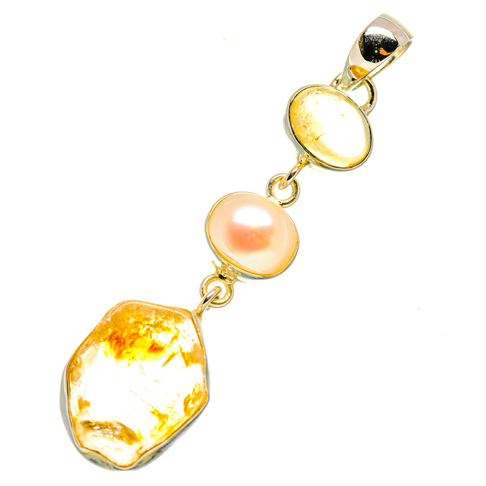 Citrine Pendants handcrafted by Anasilvercos - PD5670